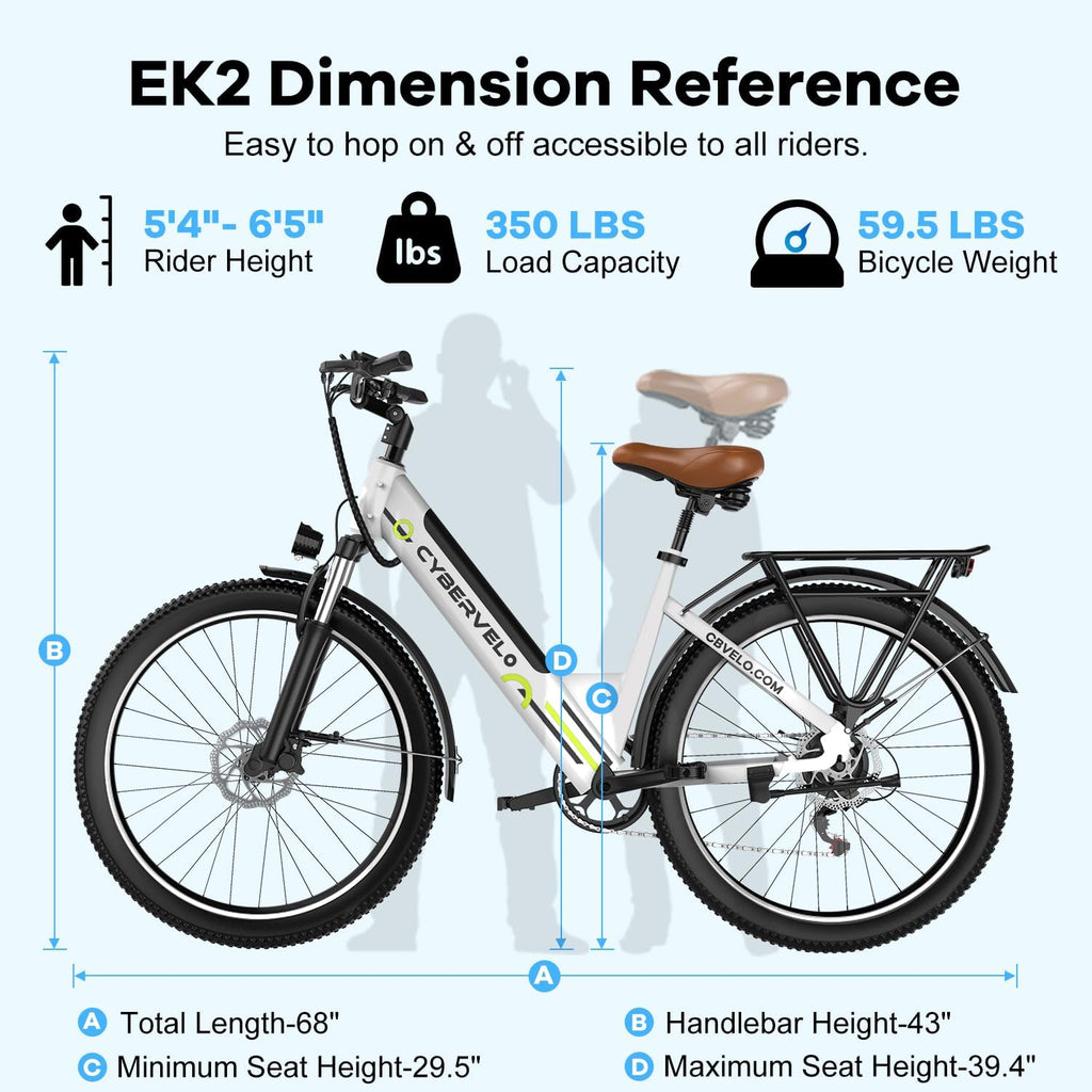 1000 Peak Electric Bike for Adults, up 80 Miles Removable Battery Ebike, 26" Electric E Bike with 7-Speed, Adult Electric Bicycles for Commute, All Terrain